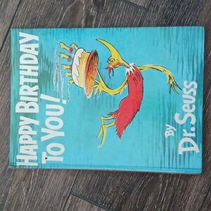 Dr. Seuss Vintage 1987 Happy Birthday to You Hardback Book